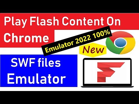 Run/Enable Flash Player content On Chrome 2022 | Run SWF Flash Files On Chrome| #Flashfiles