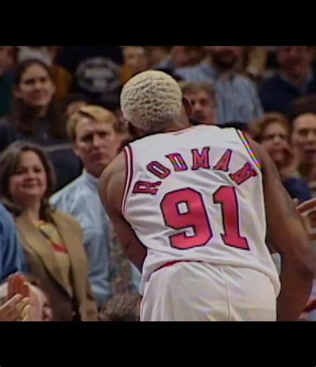 Unique Dennis Rodman Highlight