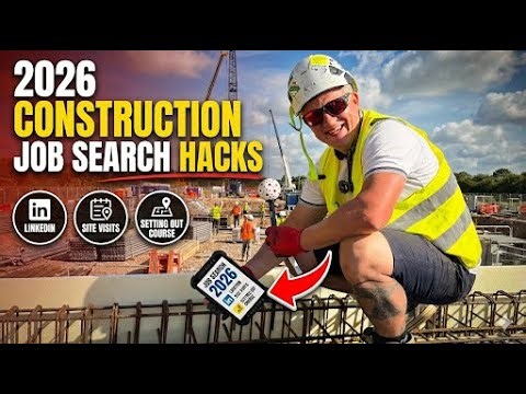 Do THESE 3 to land a job in CONSTRUCTION in 2026!