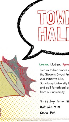 SJP Stevens on Instagram: "SHARE SHARE SHARE!! We have an update on the letter from the student body. In spring 2025 Stevens students voted in majority favor to divest from war profiteering companies. The letter was sent to the board of trustees and they have responded."