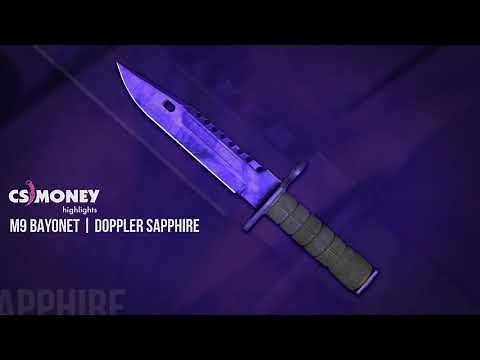 CS:GO | M9 Bayonet - Doppler Sapphire