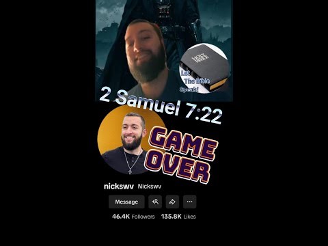 Nick Finamore vs 2 Samuel 7:22 Full Commentary