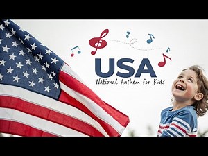 USA National Anthem Poem for Kids | Fun & Easy Star-Spangled Banner Animation 🇺🇸