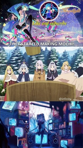 THEY STARTED MAKING MOCHI! 😅 || #anime #animeedit