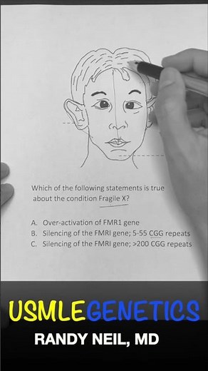 USMLE GENETICS Less than 1 minute #usmlestep #usmle #medicalschooljourney #usmlejourney