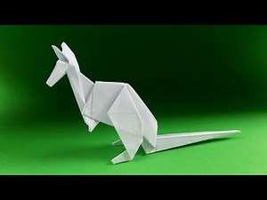 How to make origami KANGAROO. Origami animals (Jo Nakashima)