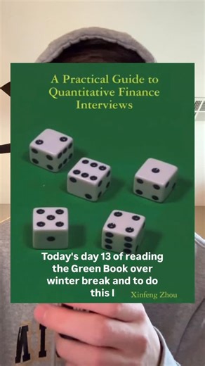 Kyle Dickinson on Instagram: "Day 13 of reading the Green Box #quant #stats #math #ants #expectedvalue"