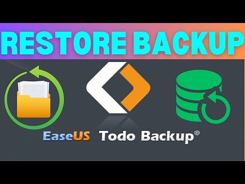 How to restore easeus todo backup | Easeus todo backup image | Restoring a File From EaseUS Todo