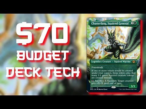Chatterfang, Squirrel General | $70 Budget EDH Commander Deck Tech | Squirrel Tribal