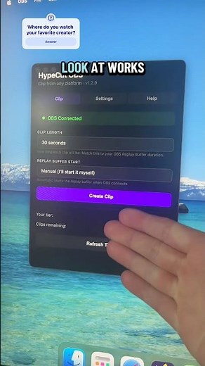 Introducing OBS Companion: Automatic Clips for EVERY Streamer