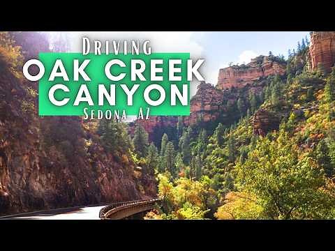 Sedona Arizona Scenic Drive | Oak Creek Canyon 4K Road Trip
