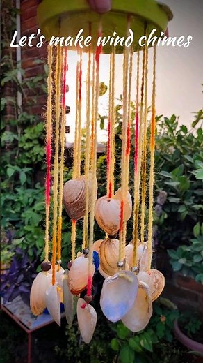 Easy DIY, Making Wind Chimes #tensionfreegardening