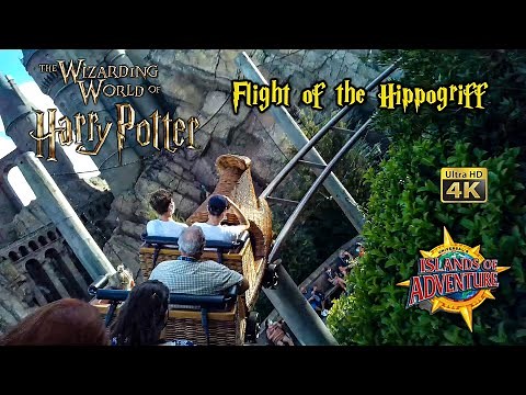 2021 Flight of the Hippogriff Roller Coaster On Ride 4K POV Islands of Adventure Universal Orlando