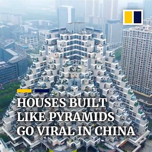 Did we just land in Egypt? – This housing complex in China has taken some inspiration from the pyramids of Giza. | South China Morning Post