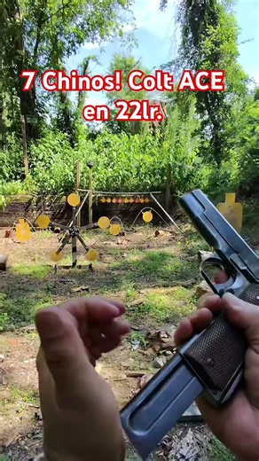 7 Chinos. Colt. ACE. 22lr. Pistola. 1911. #1911 #1911pistol #colts #22longrifle #pistolero