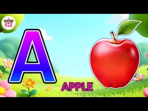A for Apple b for ball c for cat, Apple ball cat dog, elephant, angreji ki olam, a b c d , KEK