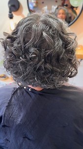 KURL CUT - graduated bob edition! PART 1 🩷 Come along with me to cut this gorgeous graduated bob for one of my long time clients ☺️ #curlycut #graduatedbob #curlspecialist #curlycuts #silvercurls | The Kurl Salon