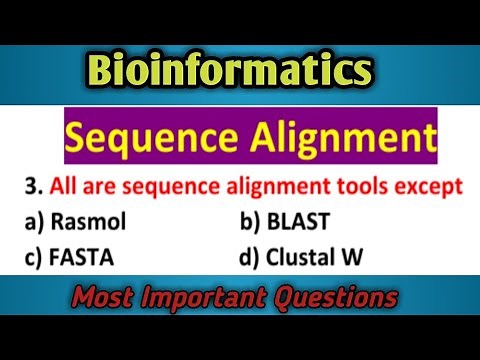 MCQs on Sequence Alignment : Bioinformatics mcq: Most Important questions