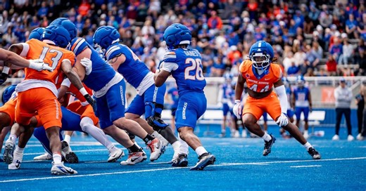 Boise State spring game recap, blue team defeats orange team, 33-25