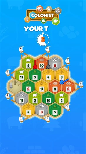 Three players have already settled their spots. Now it’s your turn. Where would you build your first settlement? 🏠 Comment below and tell us why you’d go there! 👇 🎲 Play your next game at Colonist.io #colonist #catan #boardgamegeek #browsergame #boardgame #boardgames #boardgamer #boardgaming #boardgameaddict #boardgamenight #boardgamesarefun #boardgamers #strategy #tabletopgames | Colonist.io