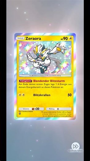 Zeraora✨ #pokemon #pokemonpocket #shinypokemon #shiny #pokémon#pokemoncards