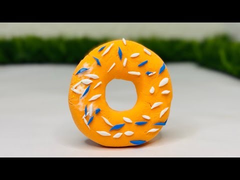 Miniature Clay Donut Making Tutorial 🍩 So many tiny sprinkles! Watch the process 💖 felacia