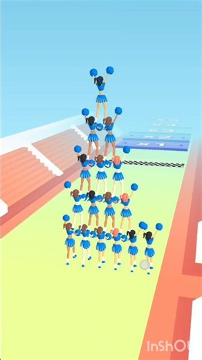 Cheerleader Run 3D Satisfying gameplay Android IOS