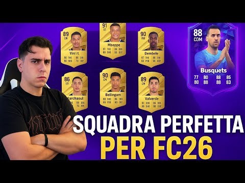 SQUADRA E MODULO PERFETTO PER FC 26 + REVIEW BUSQUETS FINE DI UN’ERA [FC 26 META]