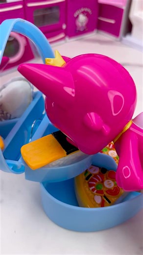 Doll Cute Eating Time | Relaxing Toy Unboxing & ASMR #shorts