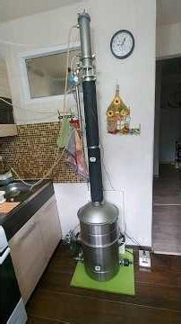 Second fractional distillation on a LUXSTAXL 8M moonshine still 🔥 Obtaining rectified alcohol wit...