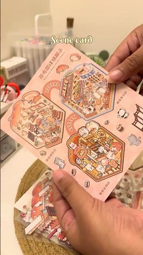 Unboxing a ₹175 Cartoon Sticker Book ✨ Cute Stationery Haul #shorts #viral