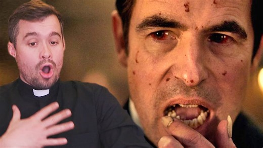 Netflix's Dracula: Priest reacts to scares, vampire lore & faith 🍕🩸