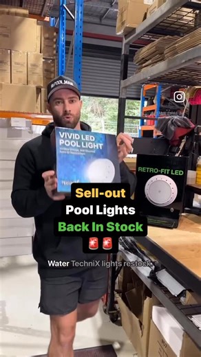 Pool Equipment & Chemicals 💧 | 🚨 Restock Alert 🚨 Our Water TechniX Retrofit Pool Lights have been a crowd favourite, especially the multi colours 🌈 They are back in stock... | Instagram