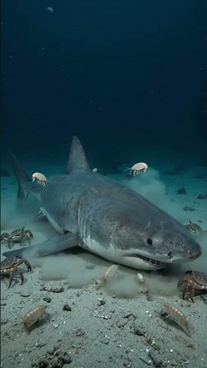 Great White Sharks are born alive. Here’s their entire life in 30 seconds. #shark #sealife #viral