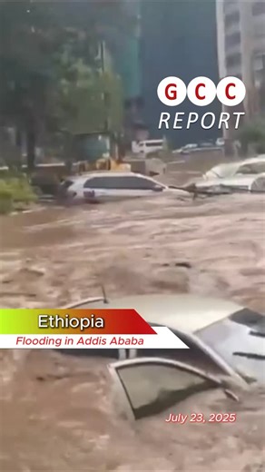 🇪🇹 Flooding in Addis Ababa, Ethiopia (July 23, 2025) 🌧 Due to heavy rains, widespread flooding occurred in Addis Ababa. The disaster submerged residential neighborhoods, roads, and markets. The most affected areas were located along small riverbeds and ravines, where water levels rapidly rose, flooding homes and vehicles. ⛔️ The flooding caused disruptions in public transportation and blocked several main roads in the city center. Residents reported infrastructure damage, including power outa