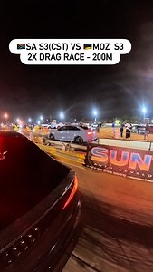 🇿🇦Tuned Audi S3 8v2 (CST) vs 🇲🇿 Tuned Audi S3 8v on a 200m drag race #reels #cars #trending #audi #fbreelsfypシ゚viralvideo #fblifestyle | Glen On Cars