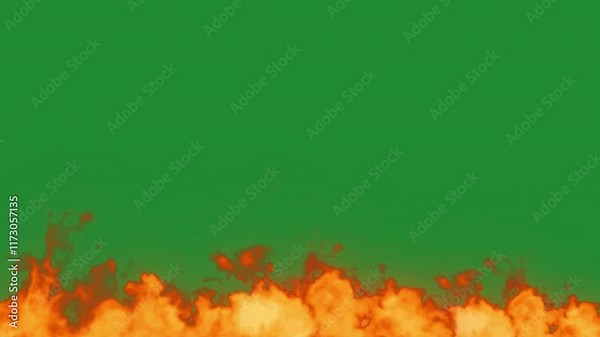 Green screen fire fire footage, with beautiful motion, perfect for commercials, editing, fire, cinematic, movies, frames, effects, intro, outro, slides, etc.