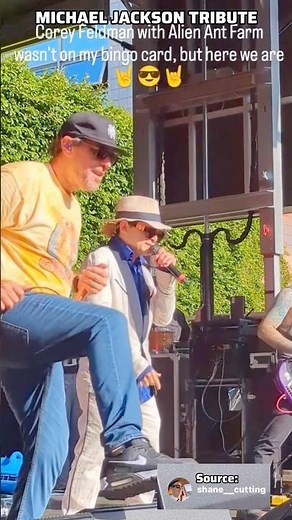 Alien Ant Farm & Cory Feldman tribute Michael Jackson performing Smooth Criminal #michaeljackson