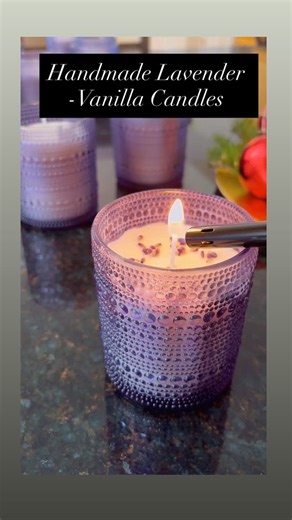La Vie en Lavande on Instagram: "🕯️ Lavender Candle (NEW). A soothing blend of calming lavender with a soft touch of vanilla, hand-poured using coconut–soy wax — a clean, slow-burning wax that gives you a longer, more even burn and a beautiful scent throw without the toxins of traditional paraffin. In a lavender glass jar with a natural bamboo lid, it’s as gorgeous as it is relaxing. ✨ $22 each Available for pickup at Winterfest in Boxford this Saturday! Perfect for gifts, or a little moment of