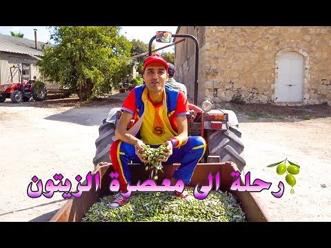 عمو صابر رحلة الى المعصرة - AMO SABER visiting olive factory