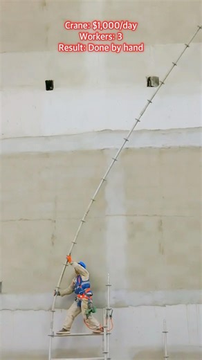 This Is How Power Lines Are Built #works #work #workers