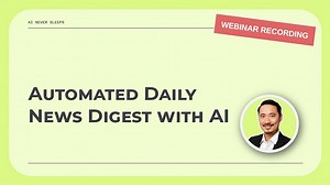 The 90-second daily AI brief that runs itself