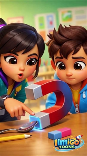 Rumi Rocket aur Magnet Ka Chakkar | Funny Science Cartoon for Kids | ‪@ilmigotoons‬