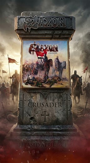 SAXON – “Crusader” ⚔️ | 42 Years of Heavy Metal Glory #albumrelease #heavymetal #musichistory