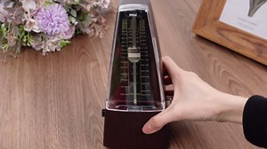 2 Pack Mechanical Metronome for Piano Guitar Drum Violin Saxophone, Steel Movement, High Precision Track, Metronome Music for Adults Musical Practice mechanical music metronome(Wood Color)