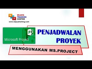 Tutorial Microsoft PROJECT dalam Penjadwalan Proyek / Pemula/Beginner