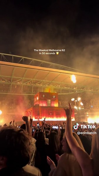 The Weeknd Melbourne Concert Experience in 30 Seconds