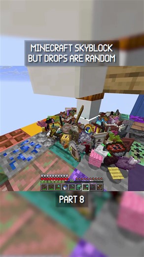 Minecraft Skyblock, But Drops Are Random! Part 8 #minecraft #wisp #mcyt #minecraftbut
