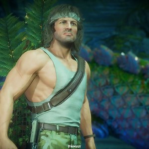 The Rambo Vs Joker Hard Level Fight - Mortal Kombat 11 | Froggy