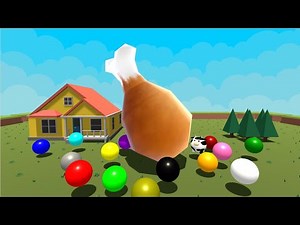 How to make Chicken🍗 Marble Race